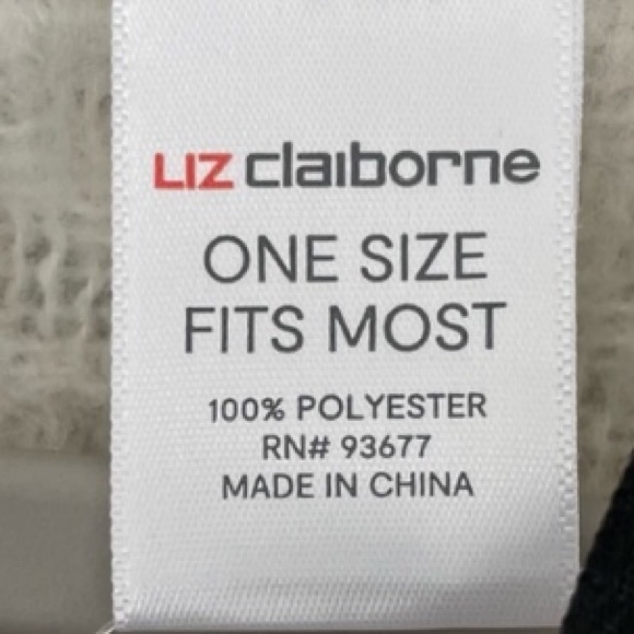 Liz Claiborne Plaid Check Wrap Fringe Oversize Cardigan Blanket-Poncho Coverup - Picture 3 of 4